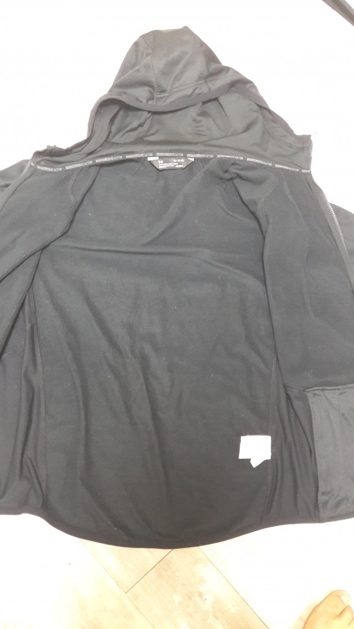 언더아머 후드집업 XL
