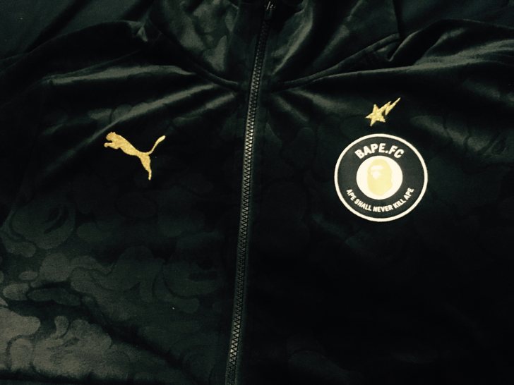 PUMAXBAPE 흑계 카모 벨벳 트레이닝 세트