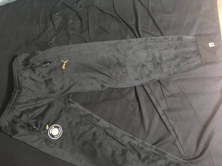 PUMAXBAPE 흑계 카모 벨벳 트레이닝 세트