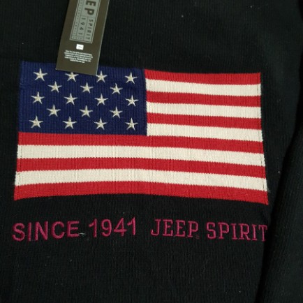 JEEP 성조기 자카드 니트판매 JEEP 성조기 자카드 니트판매