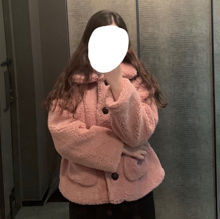 인디핑크 양털자켓 인디핑크 양털자켓