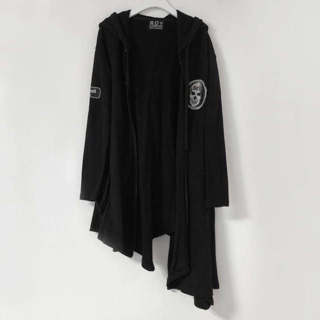 보이런던 루즈핏 롱 후드 집업 가디건 보이런던 루즈핏 롱 후드 집업 가디건