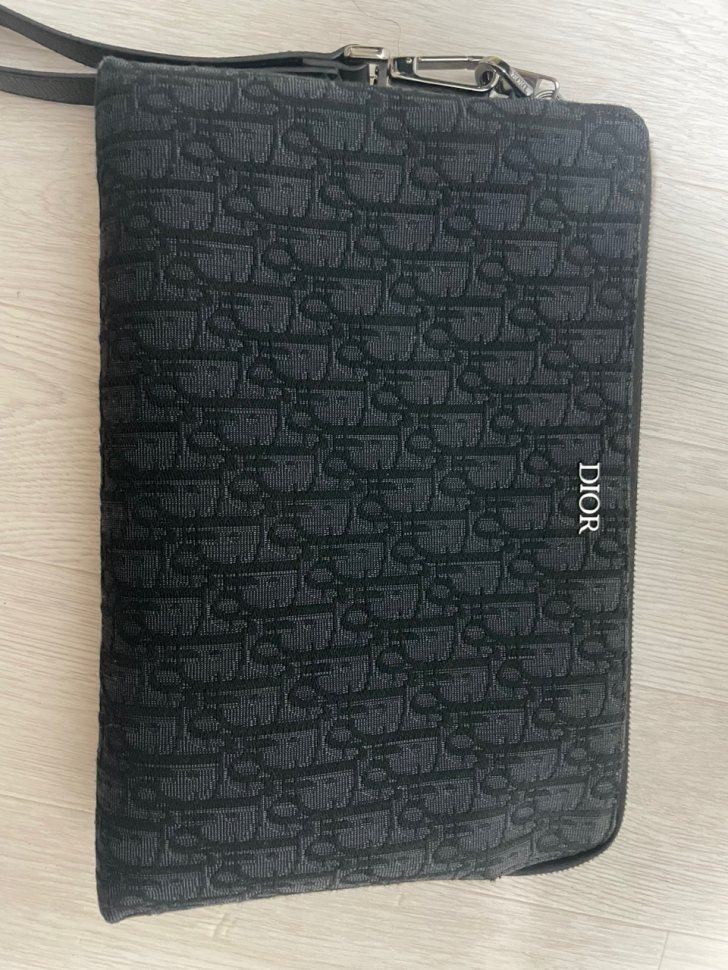 디올 클러치 파우치 오블리크 자수 디올 클러치 파우치 오블리크 자수