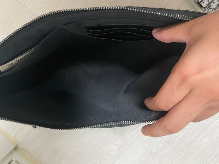 디올 클러치 파우치 오블리크 자수 디올 클러치 파우치 오블리크 자수