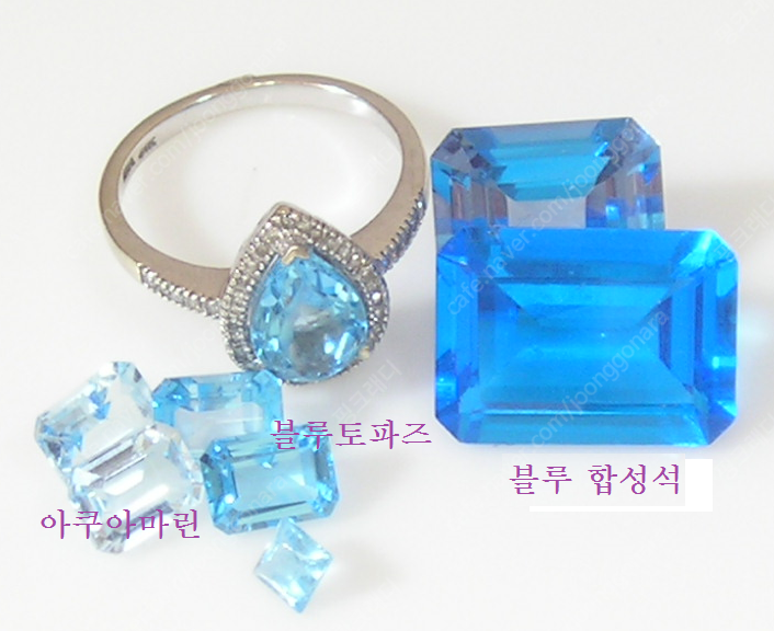 핑크래디 14k 천연 드롭컷 3ct 블루토파즈 다이아반지 핑크래디 14k 천연 드롭컷 3ct 블루토파즈 다이아반지