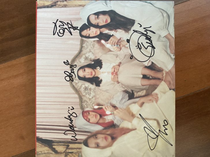 레드벨벳 친필싸인 앨범 레드벨벳 친필싸인 앨범