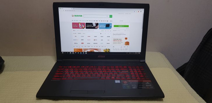 MSI gl62m 7rc - i7 노트북팝니다. 정품윈도우포함