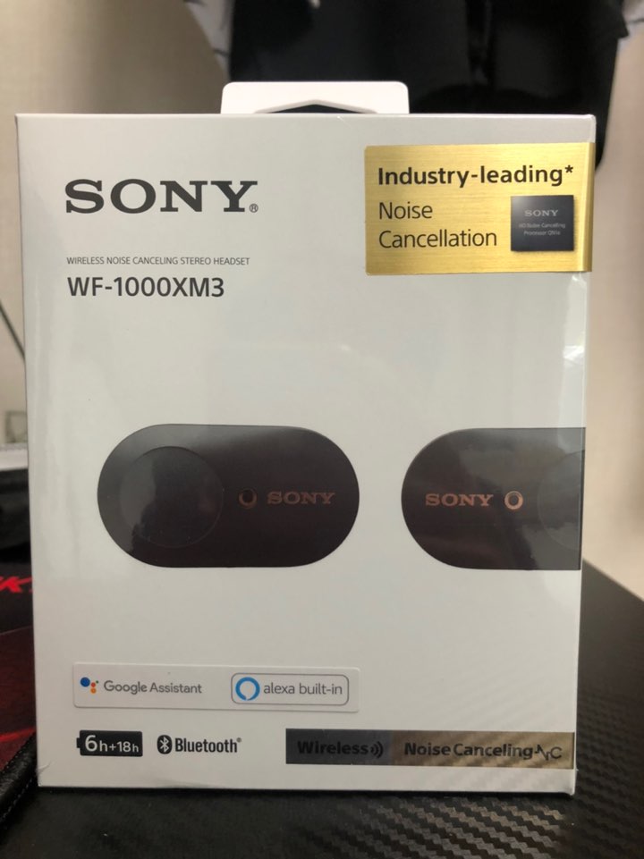 소니 WF-1000XM3 노이즈캔슬링 블루투스 이어폰 소니 WF-1000XM3 노이즈캔슬링 블루투스 이어폰